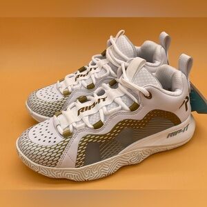 NEW Size 8 RIP-IT Women Future Volleyball Shoes White Gold
